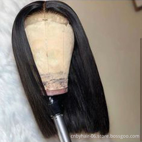 cheap price black braided peruvian short bob wig,cheap human lace frontal wig,brazilian virgin luxury hair wig